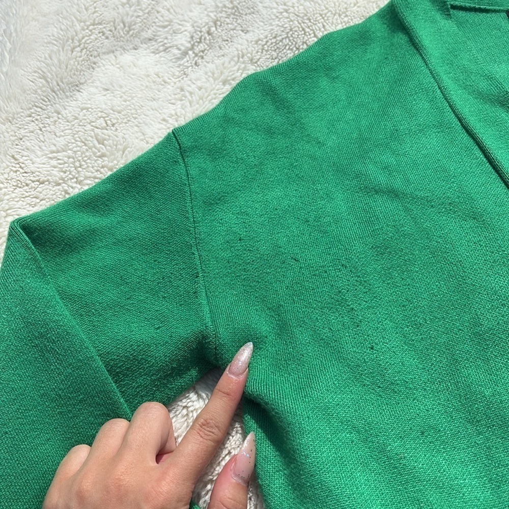 76 Rw&Co Green Open Front Knit Cardigan – Size S | Layering | Soft Neutrals | - Picture 7 of 9
